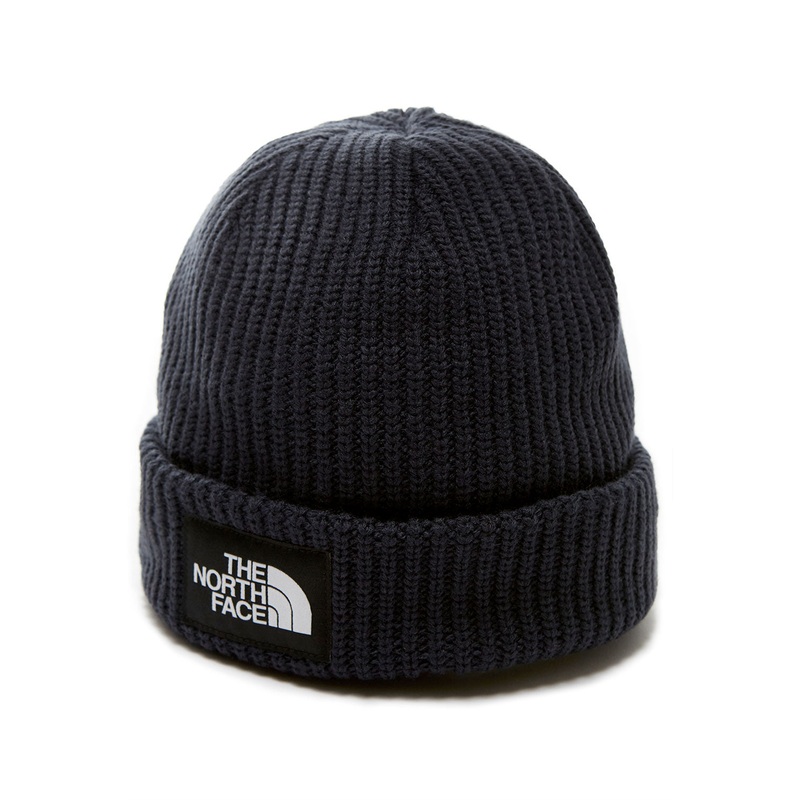 The North Face Salty Lined Beanie - Aviator Navy/Black Logo