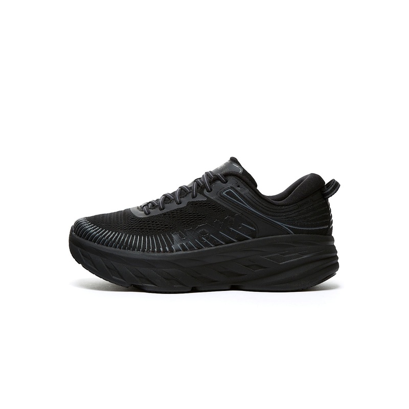 Hoka Bondi 7 Men's Trainers - Black/Black