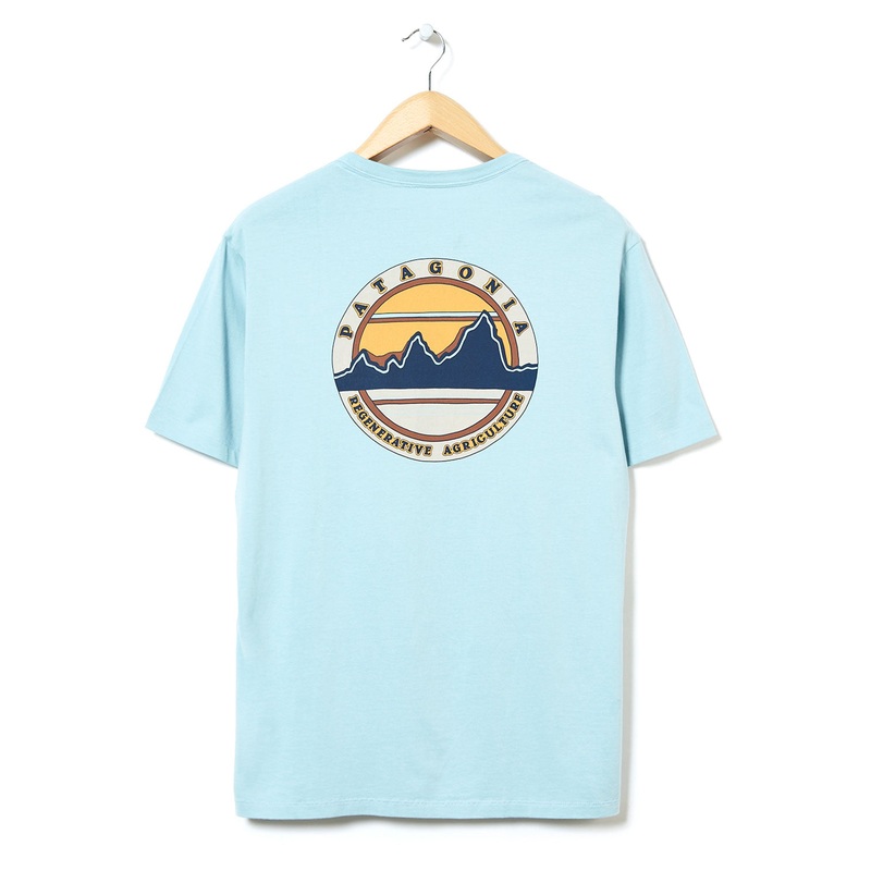 Patagonia Regen Pocket Men's T-Shirt - Big Sky Blue