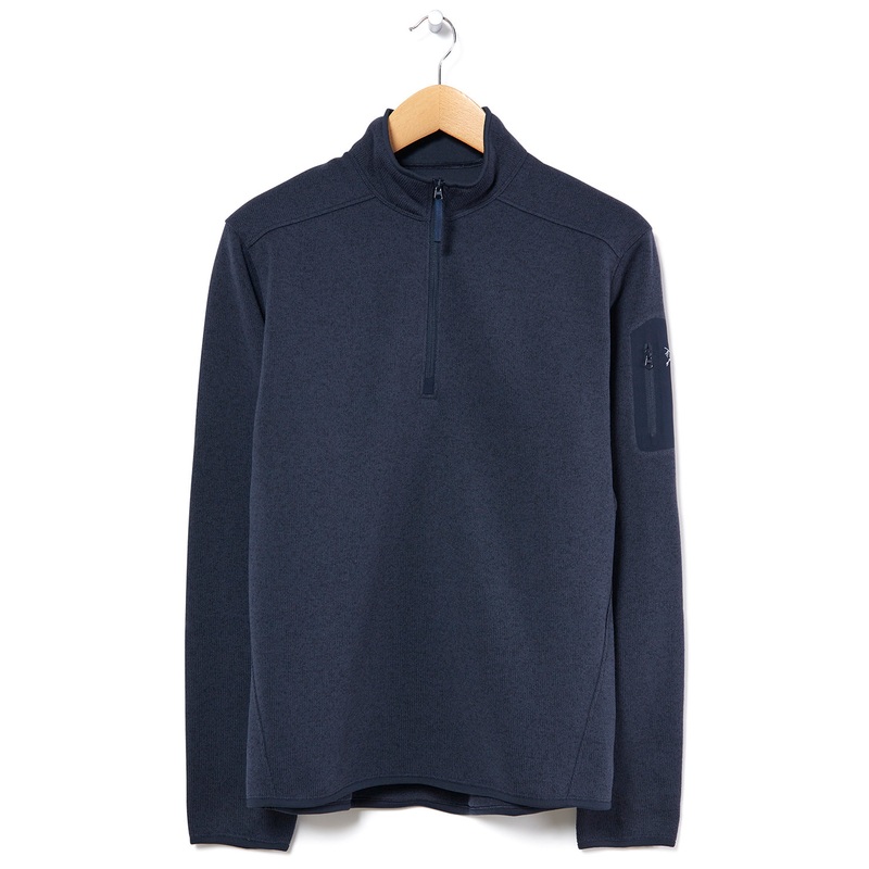 Arc'teryx Covert Men's 1/2 Zip Fleece - Kingfisher Heather
