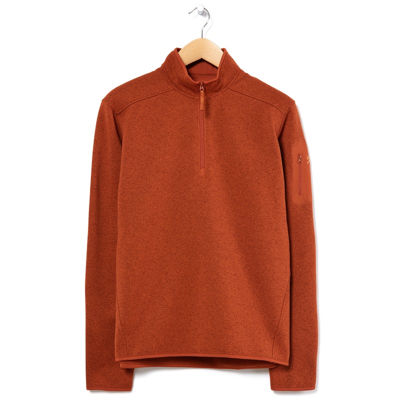 Arc'teryx Covert Men's 1/2 Zip Fleece - Komorebi Heather