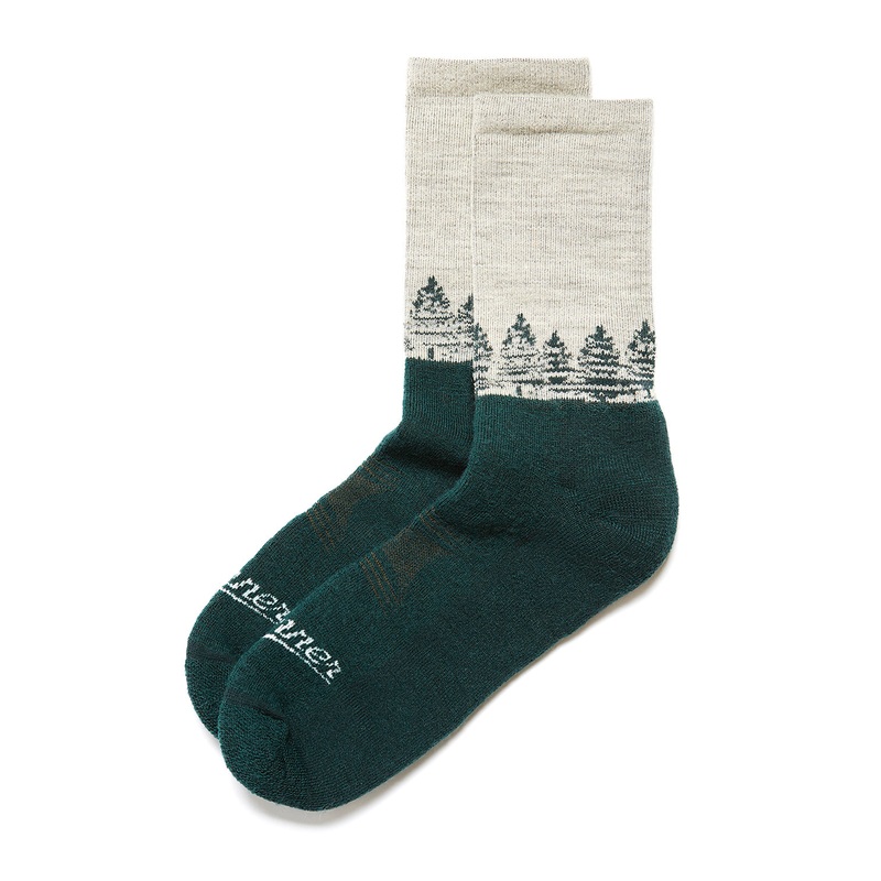 Danner Hike Merino Midweight Men's Socks - Charcoal / Green