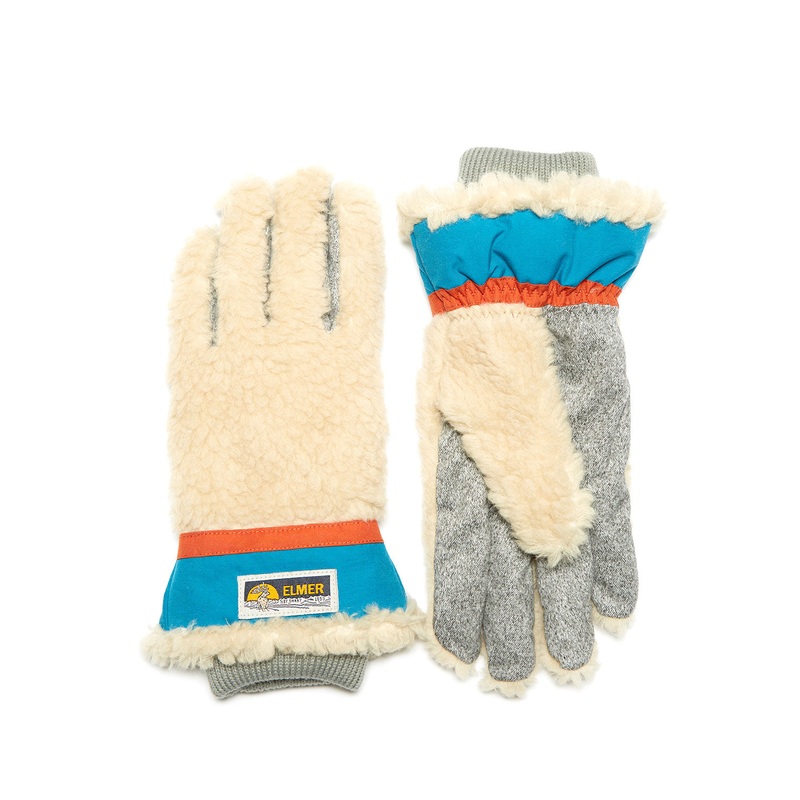 Elmer Deep Pile Gloves - Beige