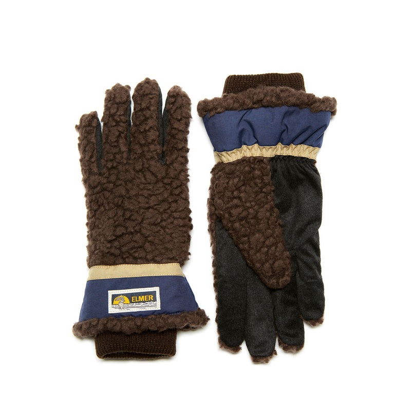 Elmer Deep Pile Gloves - Brown