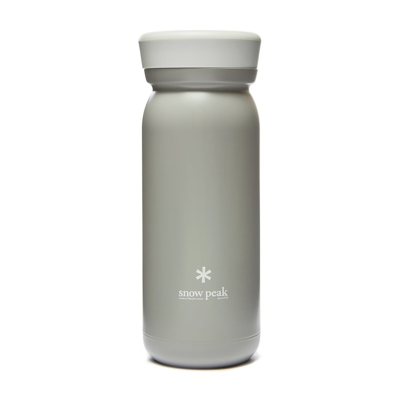 Snow Peak Stainless Steel Vacuum Bottle - Ash
