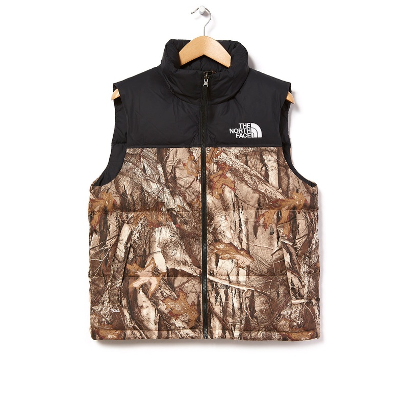 The North Face 1996 Retro Nuptse Men's Vest - Kelp Tan Print