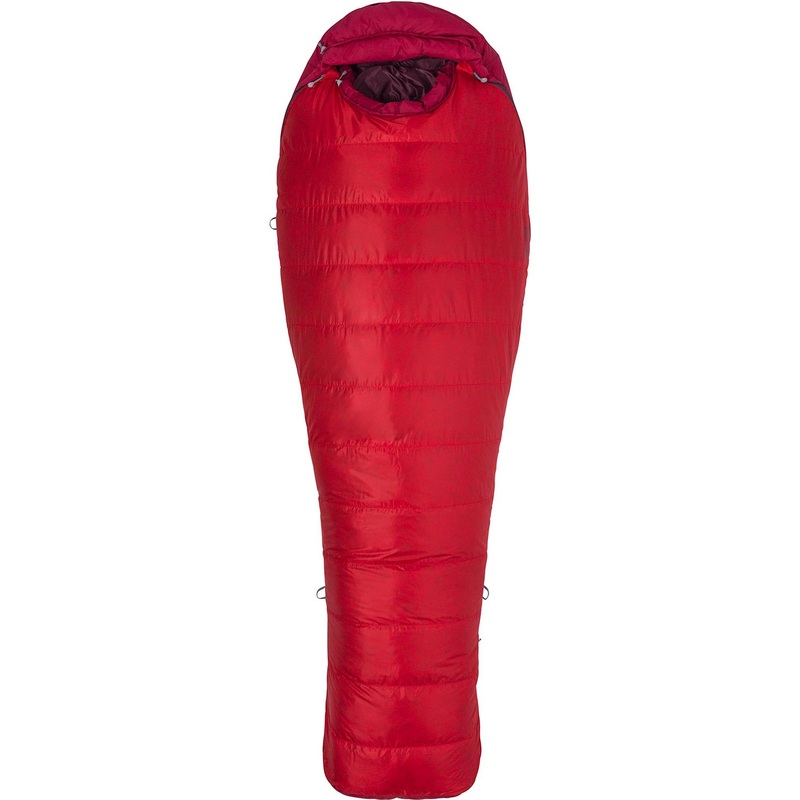 Marmot Always Summer Long Sleeping Bag - Team Red/Sienna Red