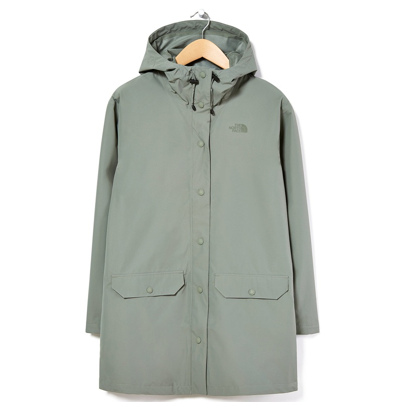 The North Face Woodmont Rain Women's Jacket - Agave Green