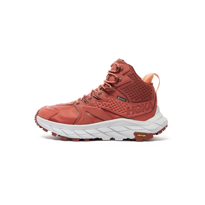 Hoka Anacapa Mid GORE-TEX Women's Boots - Hot Sauce/Cherry Mahogany