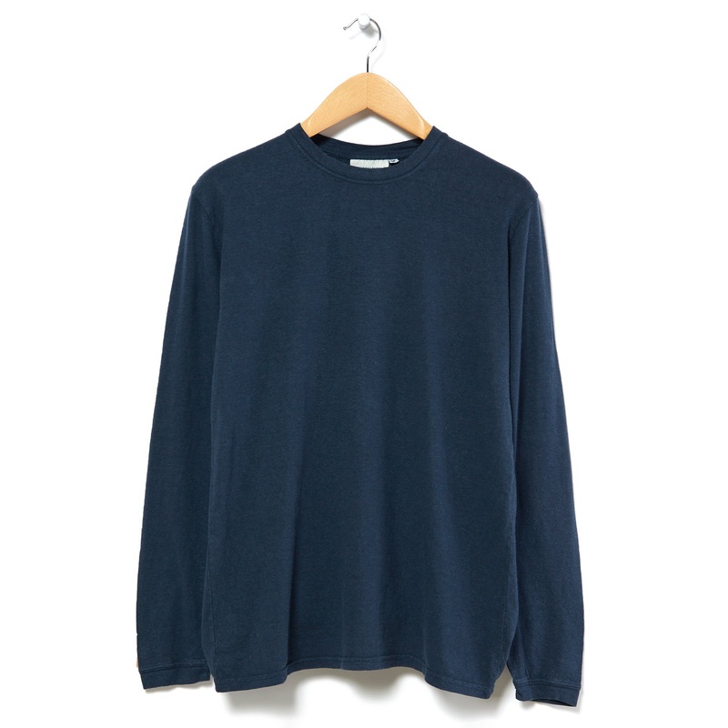 Jungmaven Baja Long Sleeved T-Shirt - Navy