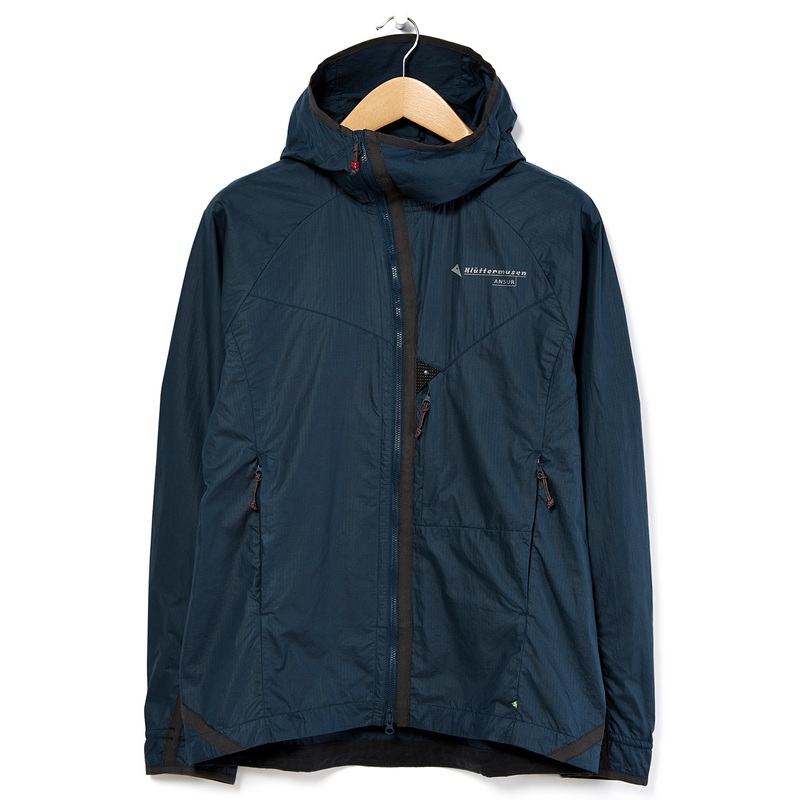 Klattermusen Ansur Men's Hooded Wind Jacket - Midnight Blue