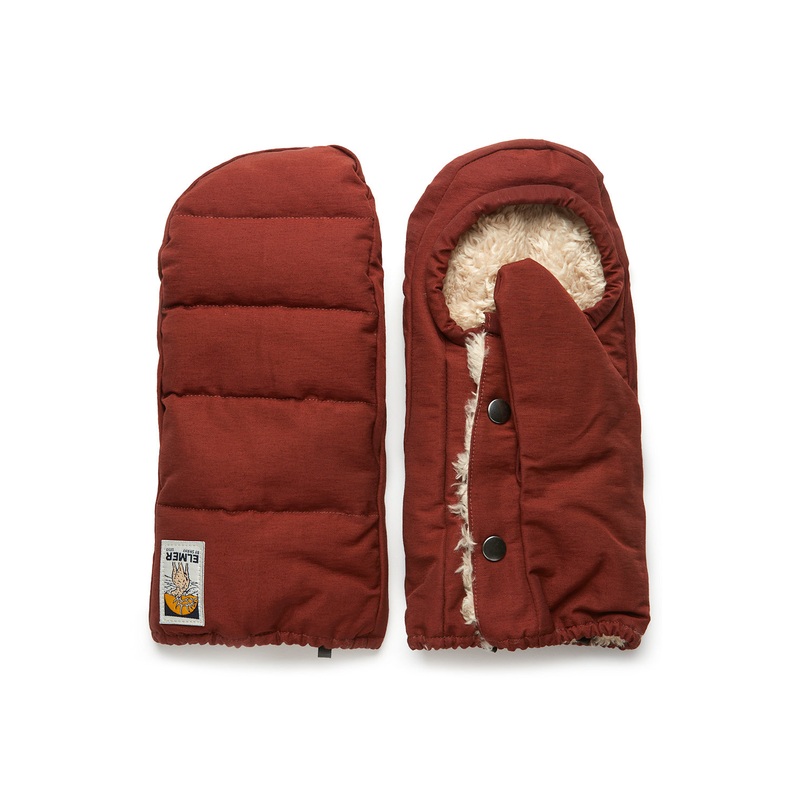 Elmer Cover Down Mittens - Brown
