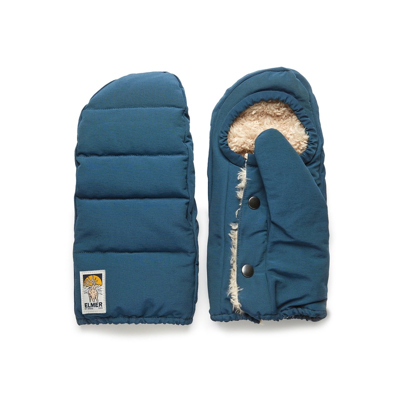 Elmer Cover Down Mittens - Indigo