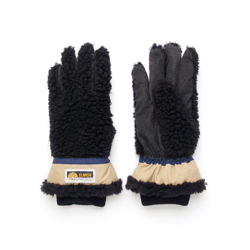 Elmer Deep Pile Gloves - Black