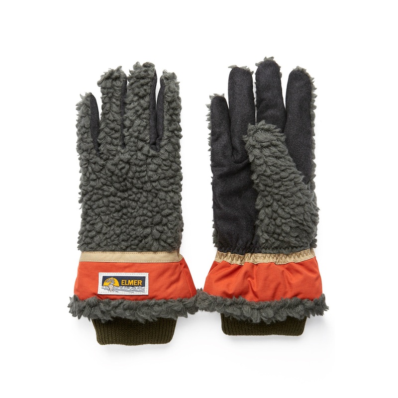 Elmer Deep Pile Gloves - Khaki