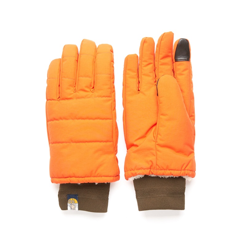 Elmer Knit Cuff Gloves - Orange