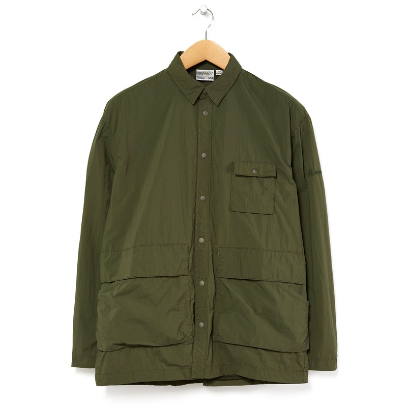 Gramicci Light Nylon Utility Shirt - Olive