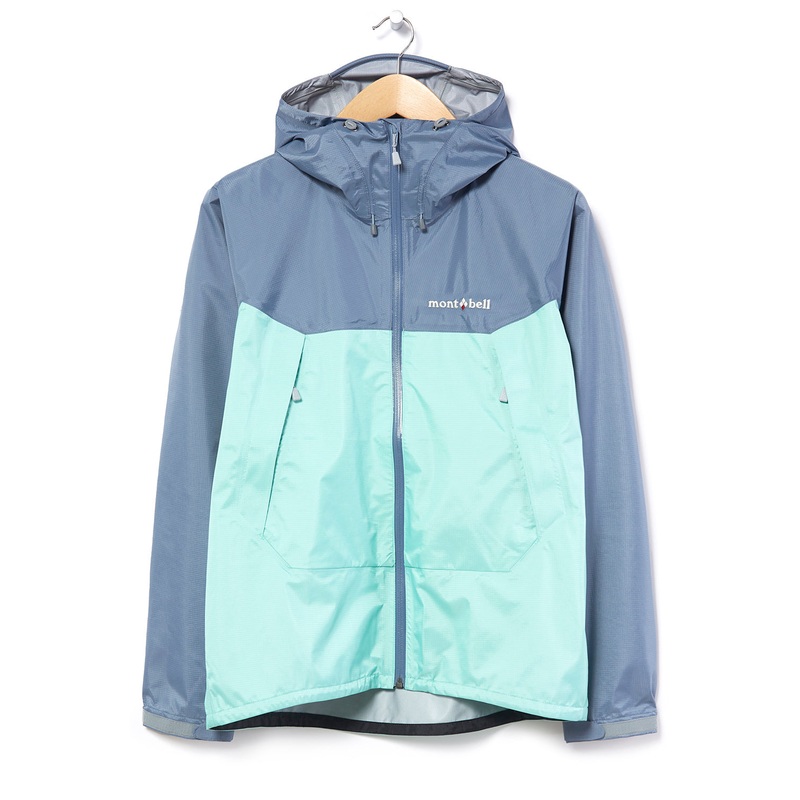 Montbell Women's Thunder Pass Jacket - Storm Grey / Ocean Wave