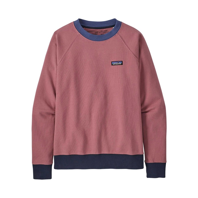 Patagonia P-6 Women's Organic Crew Sweatshirt - Light Star Pink