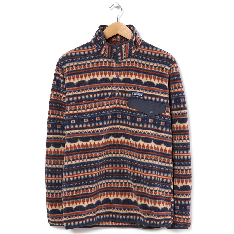 Patagonia Synchilla Snap-T Men's Pullover - Cottage Isle/El Cap Khaki
