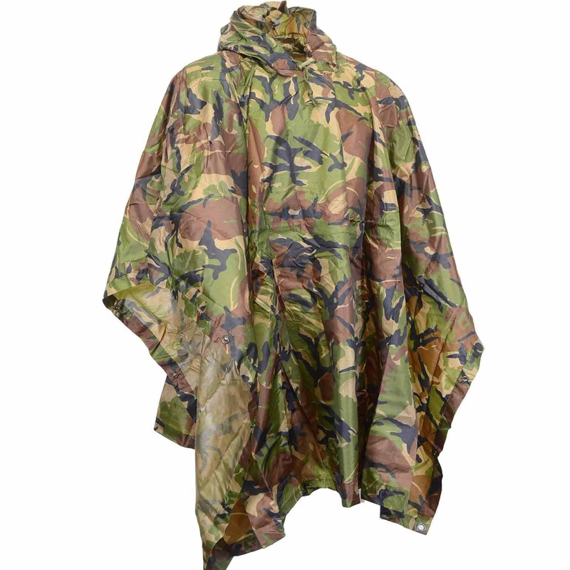 3 in 1 Waterproof Poncho DPM