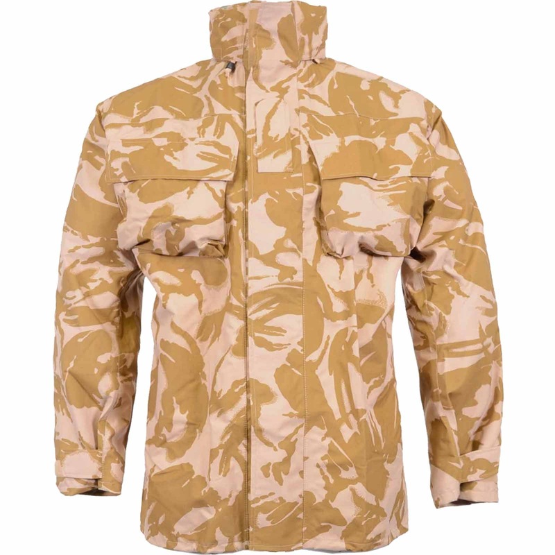 British Army Desert DPM Goretex Military Waterproof Jacket