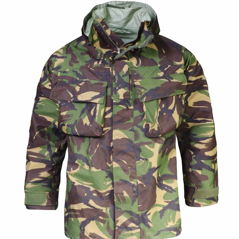 British Army DPM Mens Waterproof Goretex Camo Jacket