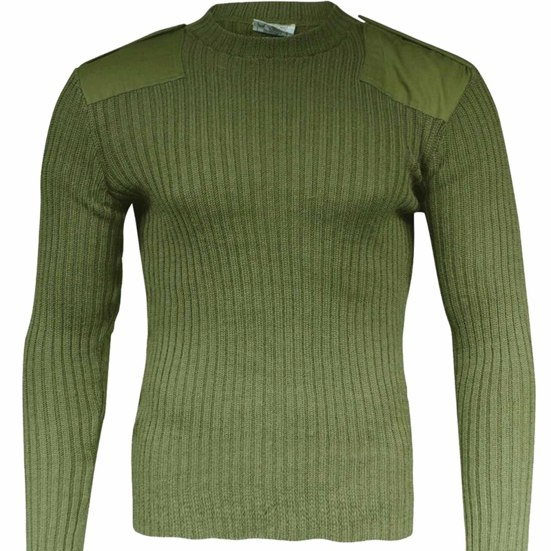 Green Commando Wool Pullover