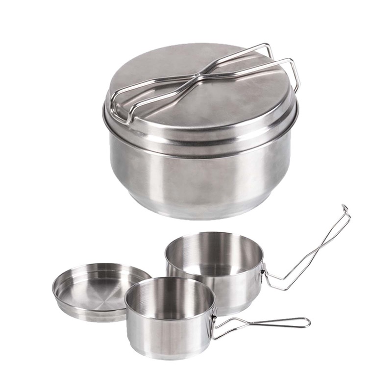Steel 3 Piece Mess Tin