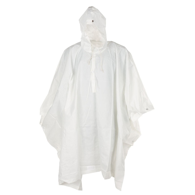 Swiss Army White Waterproof Poncho