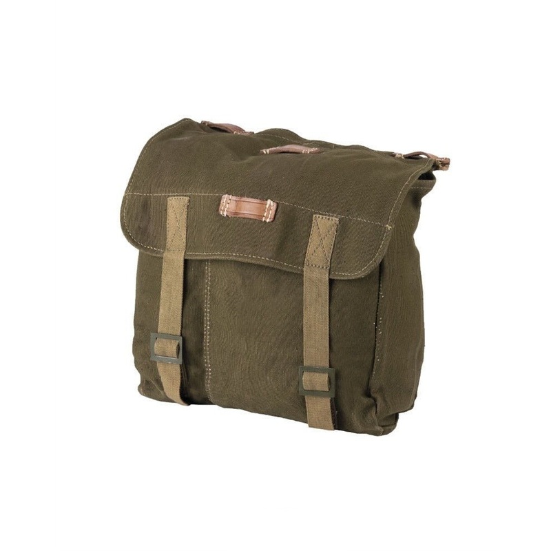 Vintage East European Canvas Messenger Bag