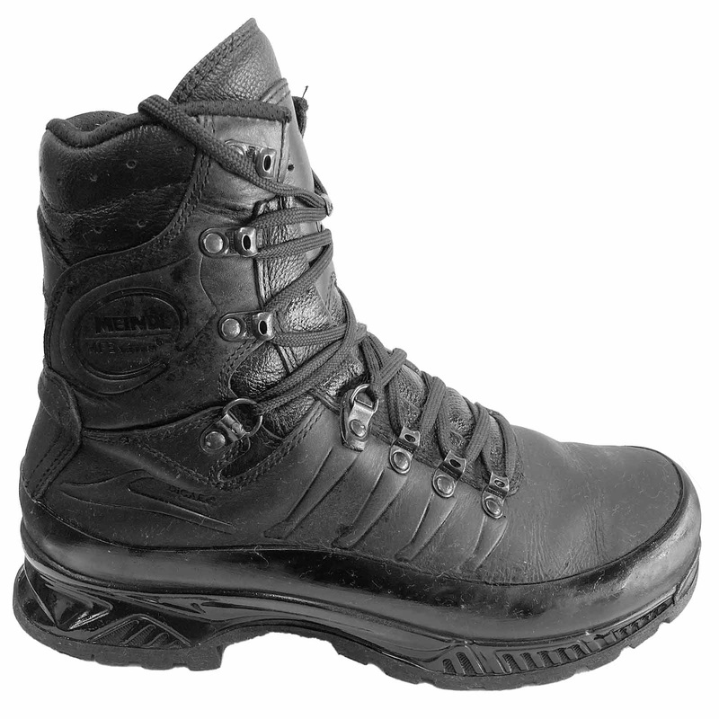 German Army Meindl Black GORE-TEX Boots