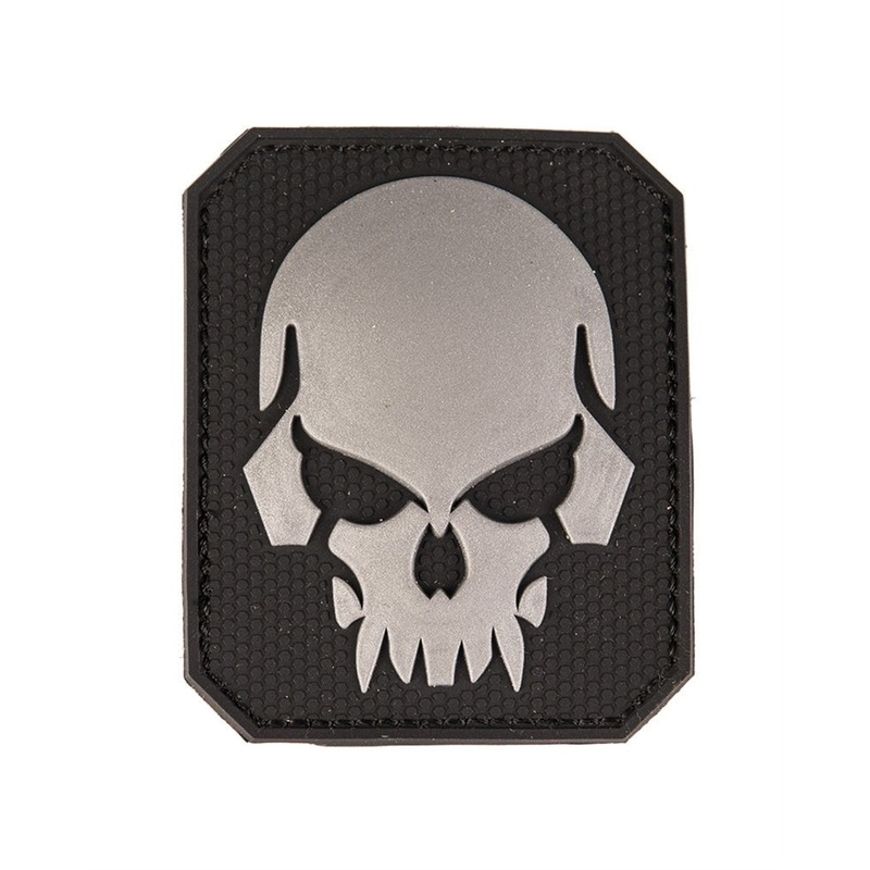 Velcro Patch "Black Skull"