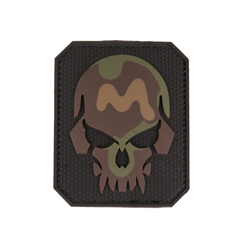 Velcro Patch "Camo Skull"