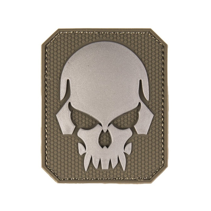 Velcro Patch "Olive Skull"