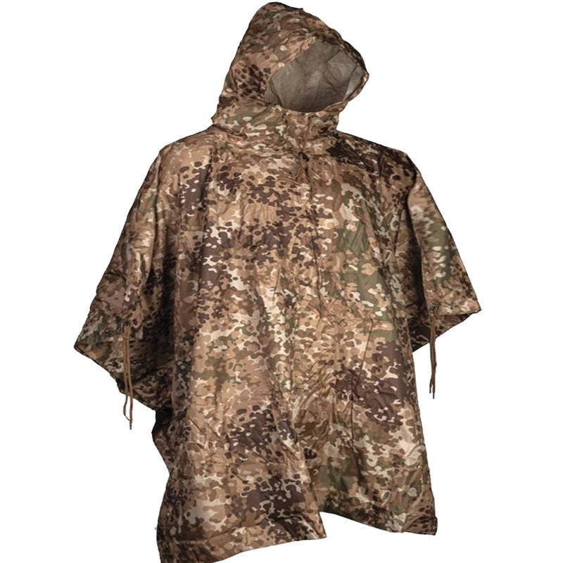 3 in 1 Arid Flecktarn Ripstop Poncho
