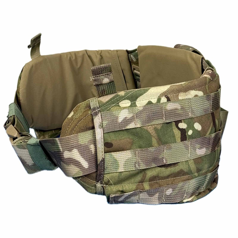 British Army Virtus Chassis / Molle Hip Belt Webbing MTP