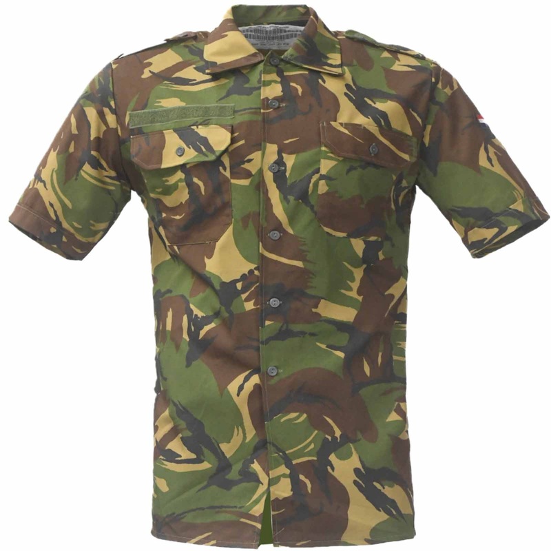 Dutch Army Short Sleeve DPM Combat Shirt