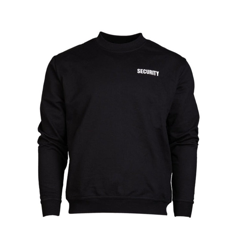 Mil-Tec Black SECURITY Sweatshirt