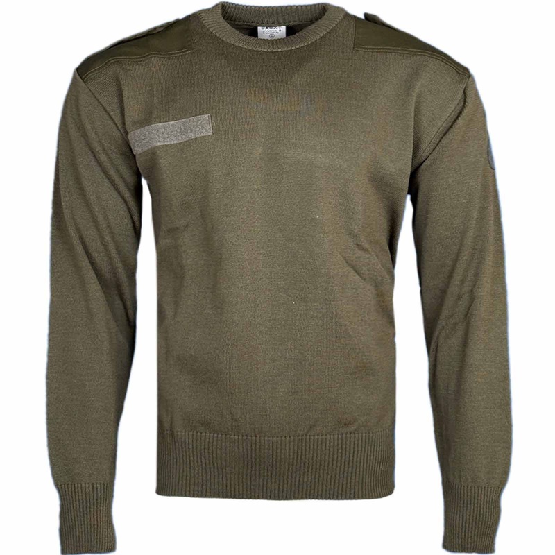 Austrian Army Olive Wool Pullover